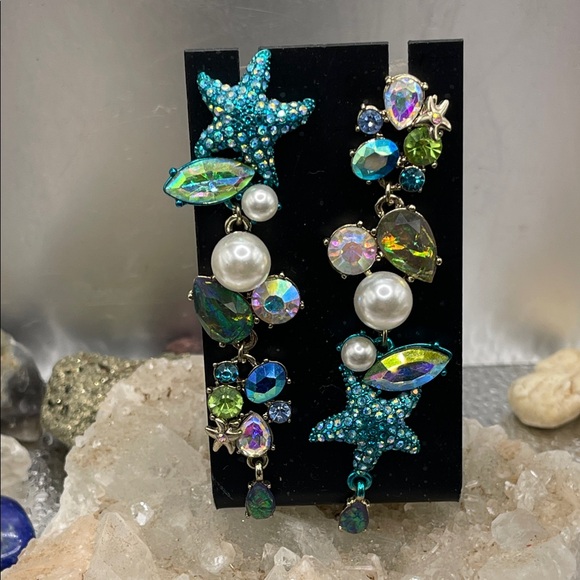 Jewelry - 3.15.26-61 Starfish Ocean-Inspired Iridescence Post Earrings